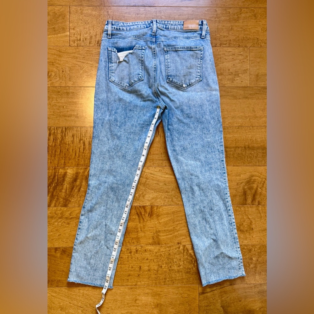 PAIGE Cindy Light Blue Straight Leg Jeans - Picture 7 of 7
